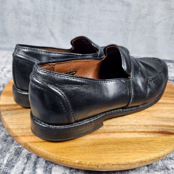 Allen Edmonds Randolph Black Leather Penny Loafers Shoes Men\'s Size 9.5 D main image 12